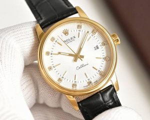 白 -金 最新爆款主推 劳力士 Rolex 男士腕表 采用独特的表盘设计 搭配而来的是更高档奢华的劳力士， 初识劳力士必憧憬有朝一日能拥有它，戴上劳力士必顺风顺