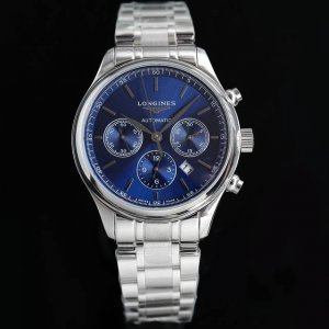 Tw出品 7751机：皮带 -钢带 Tw出品，全新推出浪琴L2.759.4六针多功能机械 时、分、秒、9时位置设小秒针与24小时显示、月份.日期中心秒针顺时针转