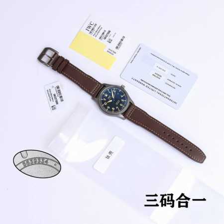 最强副本 V7厂七星推荐之马克系列旗舰版 超级钛马克- Iw327006，压轴登场。 循例透明化真假对比！ 1.V7不惜成本单独再购一只原装开模，耗时两年，终可 - 点击图像关闭