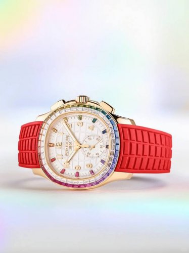 Ppm Mods，百达翡丽Aquanaut Luce7968-“彩虹”计时腕表！ DDD Aquanaut Luce“彩虹”计时腕表专为充满活力的现代中性设计，