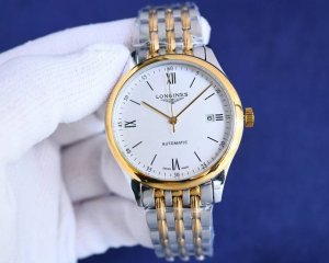 商务系 :皮白 金 钢+20 品牌 浪琴-Longines 类型 男士腕表 壳套 顶级版316精钢l 表带 进口小牛皮表带 316L精钢表带 机芯 全自动机械机