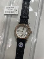 独家实拍图 Chapard Ladies Watch Battery Movement 萧邦 快乐钻石 ，石英机芯，女士腕表