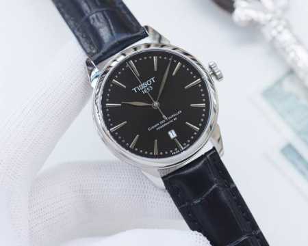 白壳 ，金壳 ，钢带20 品牌：天梭-Tissot 类型：男士腕表 壳套：顶级版316精钢l 表带：316L精钢表带 进口小牛皮表带 机芯：日本西铁城机械机芯 - 点击图像关闭