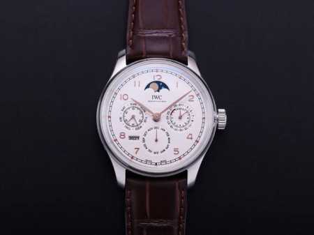Sj出品 白壳 金壳 钻50 V9 Iwc 万国 葡萄牙系列 D05 真万年历，复刻界第一支万年历万国，采用进口大精工作为基础机芯升级为52610机芯副本，不但 - 点击图像关闭