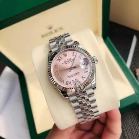 劳力士Rolex女款蚝式日志型腕表！表壳直31毫米。采用904L不锈钢来锻造，具备高抗腐蚀性。搭配劳力士定制版2236蓝游丝全自动机械机芯性能极为稳定，抗震力强 - 点击图像关闭
