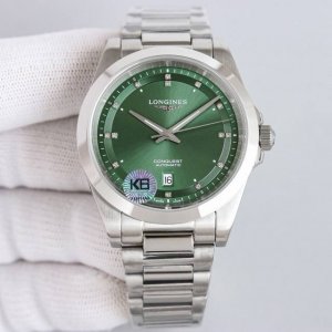 强力推荐优雅焕新浪琴男士手表｜2新品首推 浪琴康卡斯悦动系列 优雅银经典黑百搭绿深邃蓝 原版开模，对版41Mm尺寸316精钢材质，Cnc精工艺打造拉丝抛光处理过