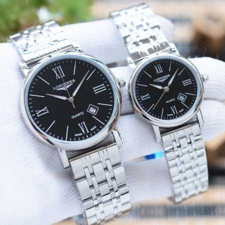 白壳 玫 钢带加20 实物拍摄 品牌： 浪琴-Longines 类型：情侣对表 表壳：316精钢 做工优质 表带：进口小牛皮 316精钢 两种可选 机芯：进口石 - 点击图像关闭