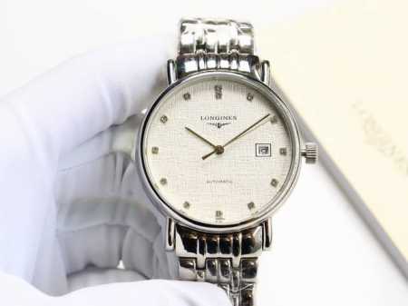 浪琴-Longines 瑰丽系列 多次反复修缮至完美 极致严格的质量保证。 确保采用原版式抛光和拉丝工艺，高硬度水晶镜面，更加透彻明亮，文字，典雅的精髓奥妙 全 - 点击图像关闭