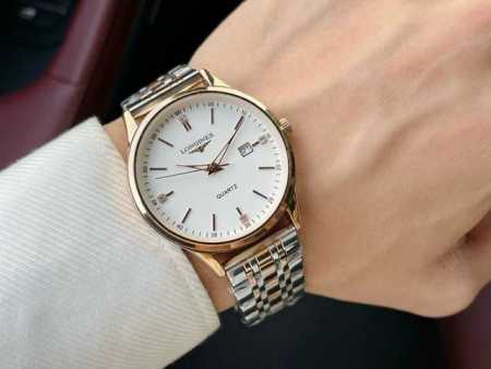 白 -金 钢带+20 最新经典浪琴-Longines 情侣对表 原装进口石英机芯 钢化玻璃 316L精钢表壳 直径男40Mm女30Mm 厚8Mm如果今天的阳光停 - 点击图像关闭