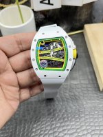 Aps理查德Rm61-01白陶瓷绿跑道51Mm*42Mm*15Mm搭载定制版Rm061全自动机械