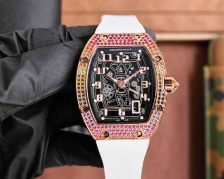 理查德米勒 Richard Mille Rm067全新工艺时尚更前卫镂空设计最新特别款 矿物质防刮镜面玻璃 配置316L精钢表壳 耐磨天然进口橡胶表带 全自动进 - 点击图像关闭