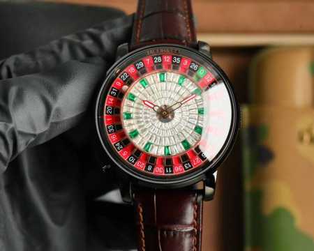 2025款 Jacob & Co.杰克宝 捷克豹桑巴舞者内马尔同款 Casino Tourbillon是一款结合了陀飞轮和轮盘游戏功能的复杂机械腕表，不仅具有极 - 点击图像关闭