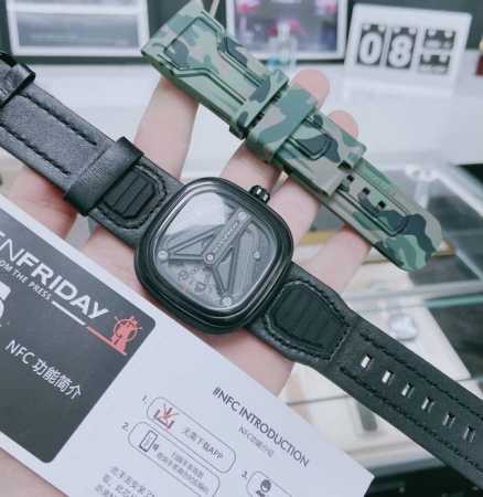 七个星期五-Sevenfriday 经典升级版立体感十足原版复刻男士腕表 搭载全自动机芯 西铁城8215 高端矿物质防刮镜面玻璃配置316L精钢表壳耐磨进口小牛 - 点击图像关闭
