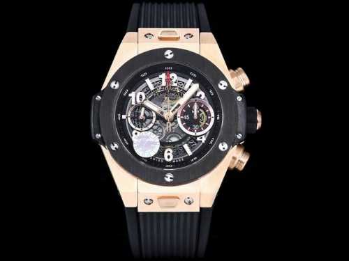 玫黑+50 Zf 宇舶恒宝Hublot 英勇无畏，拳拳出击，简称“Hub”“恒宝”，Bigbang大爆炸元素材料计时码表V2版表壳采用进口316精钢材料 设计感
