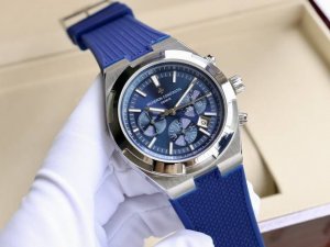 钢带+20，金+20 江诗丹顿-Vacheron Constantin 纵横四海系列 男士腕表 全自动机械机芯 316精钢表壳 高清矿物质镜面 进口小牛皮表带