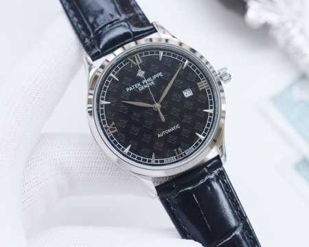 白壳 ，金壳 ，钢带20 品牌：百达翡丽-Patek Philippe 类型：男士腕表 壳套：顶级版316精钢l 表带：进口小牛皮表带 316L精钢表带 机芯： - 点击图像关闭