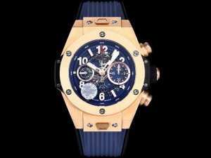 白 金黑 Zf 宇舶 恒宝 Hublot 英勇无畏，拳拳出击，简称“Hub”“恒宝”，Bigbang大爆炸 素材料计时码表v2版表壳采用进口316精钢材料 设计