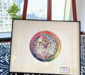 Death Nyc Rolex&村上隆太阳花 限量版画 有装裱 装饰画村上隆太阳花 44.5*57.5Cm