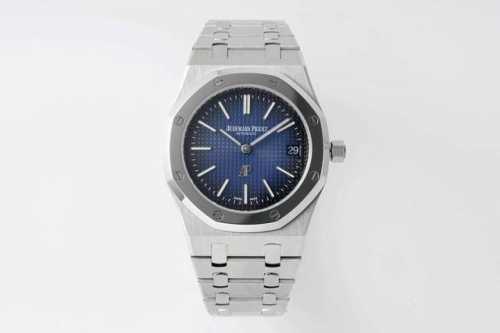 B7厂年度压轴巨献 爱彼皇家橡树系列15202 A气钢王的风采推向更高的高度 表壳 39Mm表径，超薄表壳9厚度 经典八边形圈口抛光处理，阳刚的造型中反而多了丝