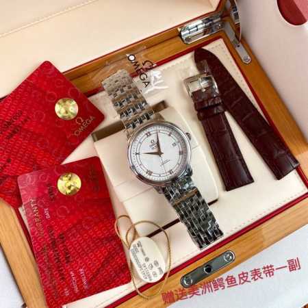 欧米茄蝶飞系列，送美洲鳄鱼皮表带，最经典的绅士风范商务男表，没有之一！特殊渠道 ，百分百原厂加单，配件可进各大专柜付费维修 支持专柜对比，一表一码，三码一表！表 - 点击图像关闭