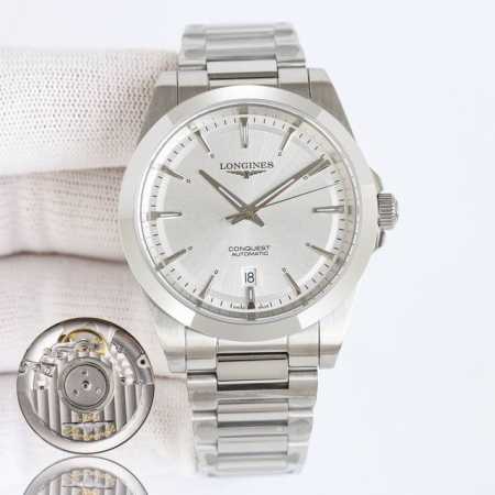 2824 2892 强力推荐优雅焕新 浪琴 Longines Rz1 男士手表｜2024新品首推 浪琴康卡斯悦动系列 优雅银 经典黑 百搭绿 深邃蓝 原版开模1 - 点击图像关闭