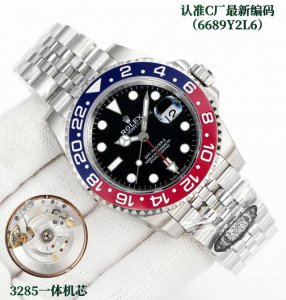 Sj出品 黑篮 可乐圈 蓝莓圈 变色可乐圈 左撇子 间金50 全金100 C 劳力士 Rolex Cm3 配重 C厂跳码 Gmt格林尼治升级版。采用正品一致90