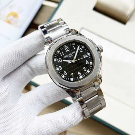 白 -金 ，百达斐丽-Patek Philippe 男士腕表 商务休闲 采用全自动机械机芯 直径41Mm 钢化玻璃 316精钢壳套 底盖：透底 精钢表带 Ad出 - 点击图像关闭