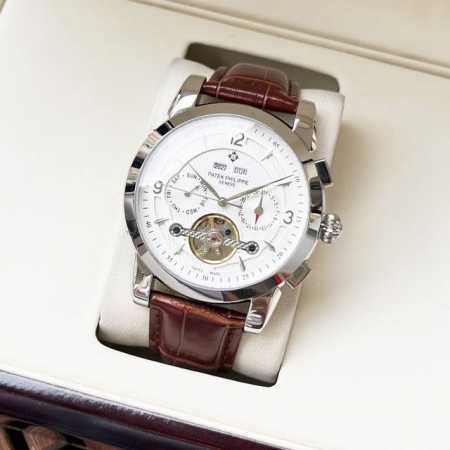统一 全新设计 优雅热卖 百达翡丽-Patek Philippe 男士腕表 全自动机械机芯 矿物强化玻璃 316L精钢表壳 真皮表带 时尚大方 商务必备 尺寸: - 点击图像关闭