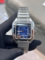 独家实拍图 卡地亚山度士系列，瑞士机芯，全自动机械表，顶级复刻版本，全拆表带！ Cartier Santos Automatic Mechanical Watc