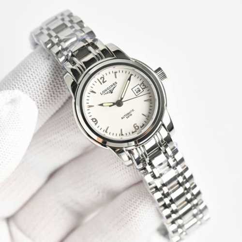 新版：Longines／浪琴-Ln2 索伊米亚系列 L4、263．3一7、机械女表。 表式：女士手表。 机芯型号：瑞士Eta2671自动机械机芯 质量保障的核心