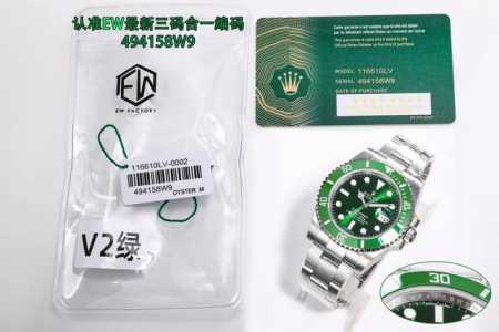 Sj出品 Ew厂 V2版精品 劳力士 Rolex 水鬼系列40Mm Mk1 Sub三码合一高端3135机芯 真机芯非加夹板机芯调时间方向也跟原装一样 ，可回调日 - 点击图像关闭