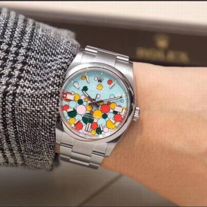 来了！对版官方软膜包装！ DDD N+Ar 新款蚝式恒动系列 00，124300气球款天花板级别36.41Mm到货，此次的品质绝非一般，联合N+Ar原厂打造，用