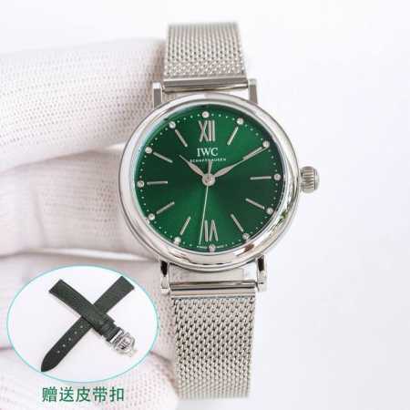 Tw出品 白钢 金钢 Tw.Factory 新品推出 Iwc 万国 柏涛菲诺 自动腕表34Mm系列 R29 1 壳套尺寸34Mm 9.5Mm采用316精钢材质打 - 点击图像关闭