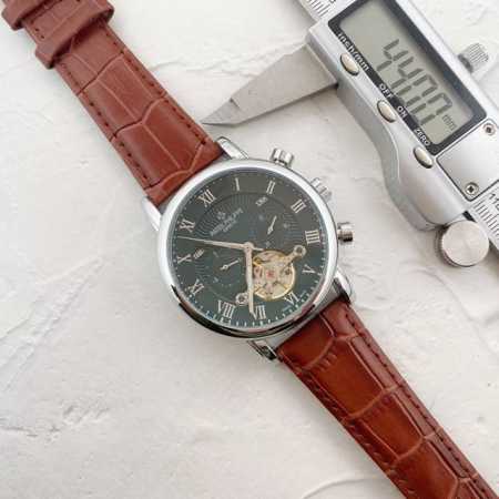 品牌:百达翡丽 Patekphilppe 五针飞轮机械爆款 优雅男士腕表 顶级全自动机械机芯 矿物质水晶镜面 顶级进口小牛皮 直径42Mm厚12Mmgs出品 - 点击图像关闭