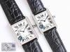 Sj出品 白壳 金壳 钻50 3Wf 卡地亚 坦克w5200003与w5200005两款型号同时发布，情侣手表大号小号，沿袭之前的复刻方案，采用原厂配件，拼装打
