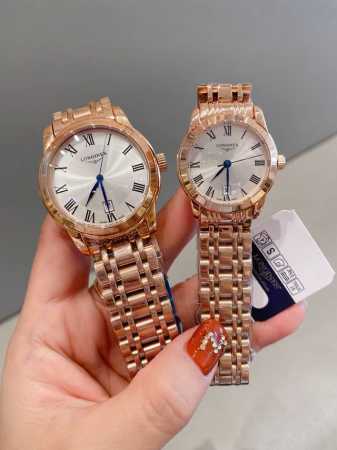 批白 金 钻圈30 浪 琴 Longines 索依米亚女表系列 原装进口日本石英机芯 316L精钢表壳 钢化镜面 传统三针设计 6字位日历星期显示 原装蝴蝶扣 - 点击图像关闭