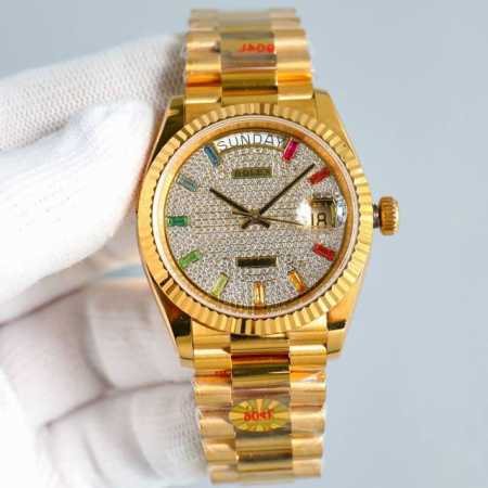 36Mm:白钢 金 钻加50 3A厂factory全新力作 倾力推荐 最新款rolex劳力士36Mm宝石盘系列腕表 完美复刻另一个新高度 让你过目不忘 腕表尺寸 - 点击图像关闭