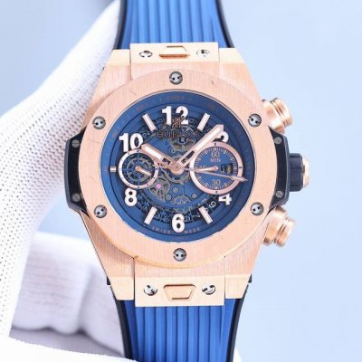 最新款新面出货 宇舶 恒宝 Hublot 英勇无畏，拳拳出击，简称“Hub”“恒宝”，Bigbang大爆炸材料计时码表V2版表壳采用进口316精钢材料 设计感爆