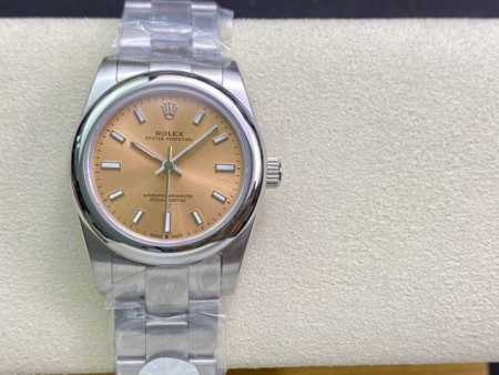 SK厂 v2版 劳力士Rolex 蚝式恒动型31mm，升级了全拉丝表带和冲压LOGO皇冠 直径 31mm 机芯 搭载全自动机械机芯 圈口 光圈 镜面 防刮蓝宝石 - 点击图像关闭