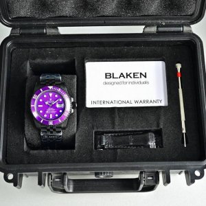 全新配色升级: Blaken×劳力士改装水鬼新色直接杀疯！ Blaken顶级改装Buff： Dlc黑化表身+暗夜砂砾表盘 原厂质感+满格酷感直接拉满 新色炸场款