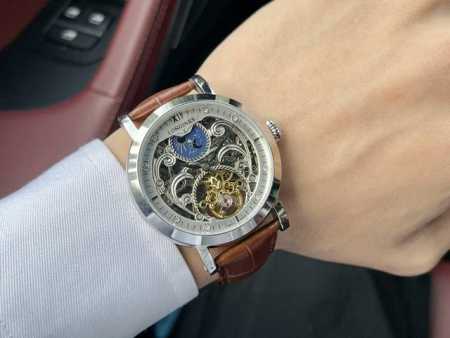 同价 百达翡丽- Patekphilippe精品男士腕表劲爆镂空设计 技艺精湛 独具匠心 尊贵大气 绅士风范 采用全自动机械机芯 顶级316精钢表壳 矿物质超强 - 点击图像关闭
