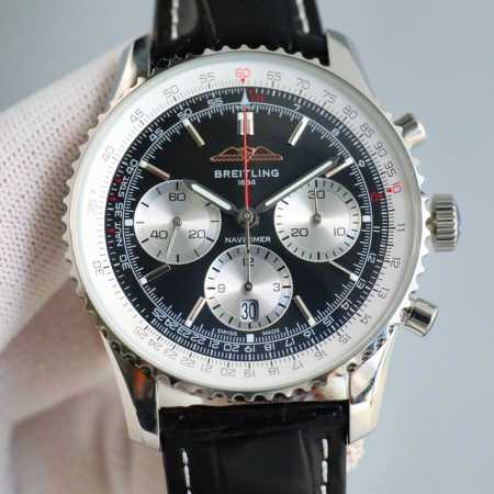 百年灵全新航空计时腕表 Navitimer 问世70周年 百年灵以大胆色彩焕新演绎经典腕表 尺寸43Mm 迭代款无疑是地道的航空计时腕表 带有环形飞行滑尺 棒状 - 点击图像关闭