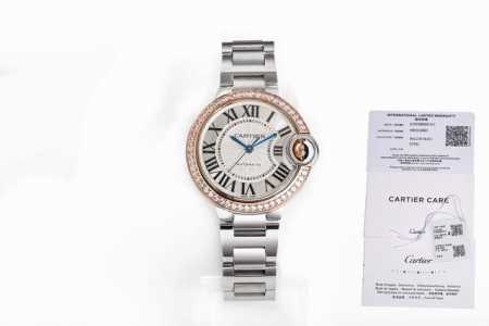 Sj出品 半间金 钻 新品: 卡地亚 Cartier 蓝气球系列 H1 史上制作难度最大的蓝气球 全新四件套，壳圈分离，全新细节，秒杀市面普通电镀半间， 33M - 点击图像关闭