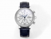 Iwc万国波涛菲诺计时腕表 腕表尺寸42Mmx13.5Mm。完美同步正品，表壳以精钢材质打造，通过细致的抛光打磨之后呈现出细腻光泽，表耳弧度自然，与表壳完美融合