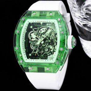 水晶之恋 一体真机 』水晶 Rm055 晶莹剔透 冰清玉洁 Richard Mille 理查米尔 为倍受欢迎的一体Rmul2机芯 Rm055一直是Rm品牌销售市