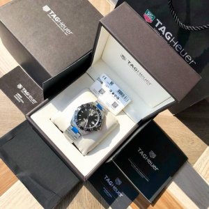 新款硬货，Original Tagheuer,泰格豪雅F1系列机械表，专柜15500。 ~43Mm表径，蓝宝石镜面，超强夜光指针，原装机芯，支持拆机验货，硬汉风