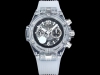 Zf 最新款恒宝Hublot 宇舶表年度最佳复刻作品 宇舶Big Bang系列411.Jx.4802.Rt“全透明腕表” 精彩细节 1.还原正品表盘后龙飞凤舞的