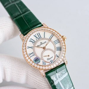 牛皮 玫瑰金 鳄鱼皮 玫瑰金 超美宝珀3661钻石女表 品牌新品宝珀钻石舞会系列腕表惊艳登场！ 机芯还原1163机芯结构，一体机提升机芯稳定性，体态高贵典雅，尽