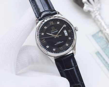 金白同价：皮带 钢带 品牌：欧米茄-Omega 类型：男士腕表 壳套：顶级版316精钢l 表带：316L精钢表带 机芯：日本西铁城机械机芯 镜面：矿物质防刮镜面 - 点击图像关闭