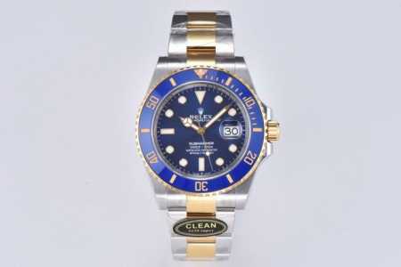 Clean厂 C厂126613 41Mm 间金水鬼 3235机芯 三段式头粒 市面惟一最对版的黄金色 蓝色字面均为真品开模 95%以上相似度 - 点击图像关闭